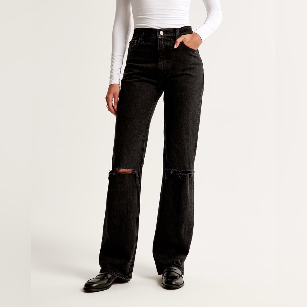 Abercrombie & Fitch 90s straight leg ultra high rise - size 26/2